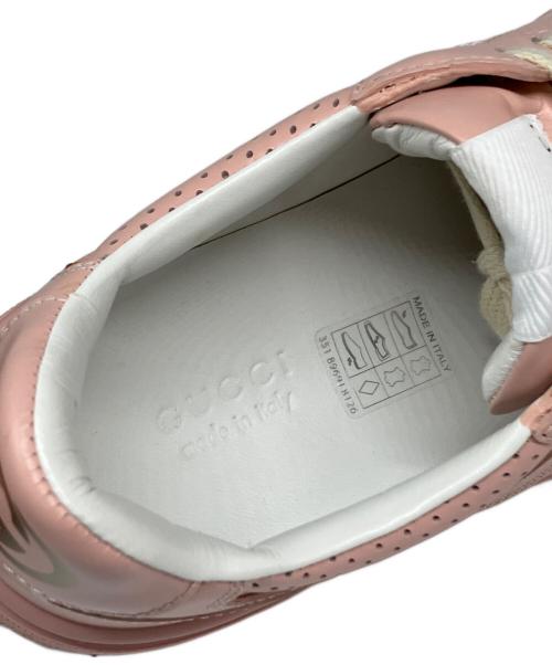 GUCCI（グッチ）GUCCI (グッチ) GGスニーカー ピンク サイズ:37の古着・服飾アイテム