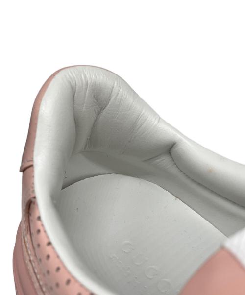 GUCCI（グッチ）GUCCI (グッチ) GGスニーカー ピンク サイズ:37の古着・服飾アイテム