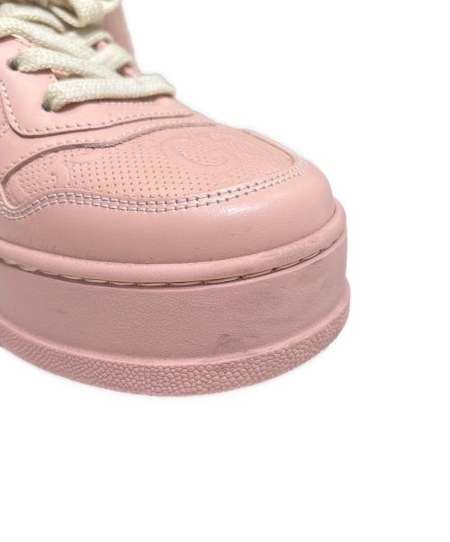 GUCCI（グッチ）GUCCI (グッチ) GGスニーカー ピンク サイズ:37の古着・服飾アイテム