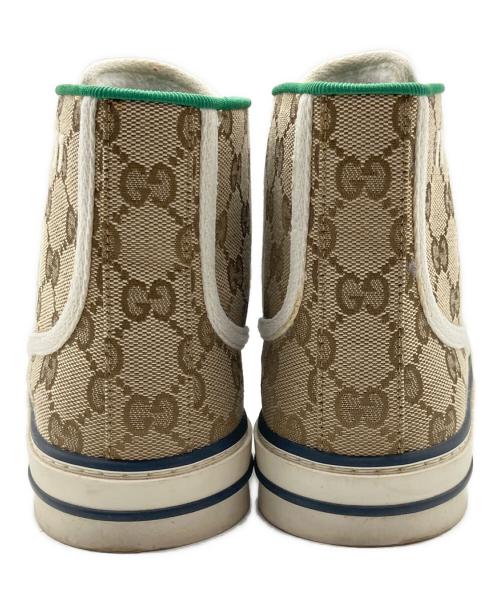 GUCCI（グッチ）GUCCI (グッチ) Gucci Tennis 1977 Canvas High Top/テニス 1977 ベージュ サイズ:38の古着・服飾アイテム