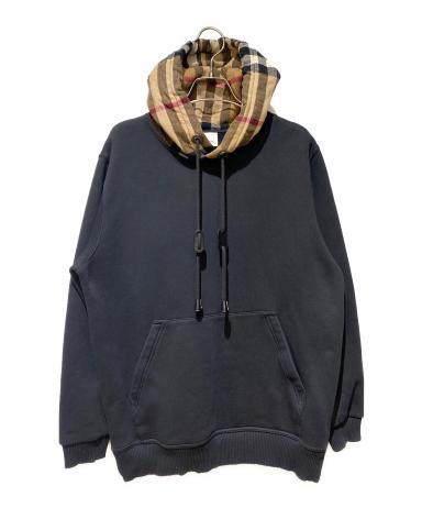 中古・古着通販】BURBERRY (バーバリー) ノバチェックフードパーカー