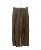 LOEWEロエベ）の古着「バレル トラウザーズパンツ」｜オリーブ