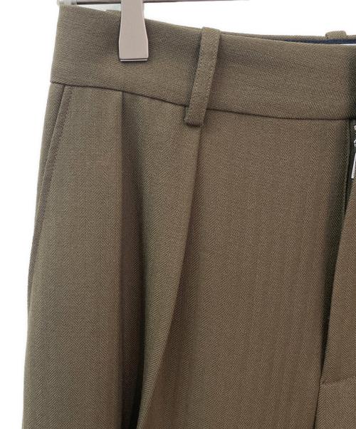 LOEWE（ロエベ）LOEWE (ロエベ) バレル トラウザーズパンツ オリーブ サイズ:34の古着・服飾アイテム