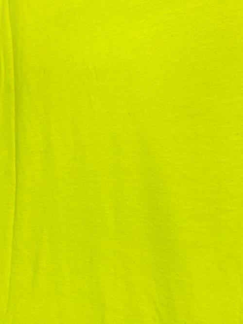 VETEMENTS（ヴェトモン）VETEMENTS (ヴェトモン) BARCODE PATCH LOGO PRINT TEE イエロー サイズ:Mの古着・服飾アイテム