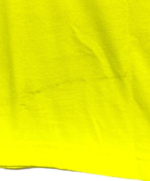 VETEMENTS（ヴェトモン）VETEMENTS (ヴェトモン) BARCODE PATCH LOGO PRINT TEE イエロー サイズ:Mの古着・服飾アイテム