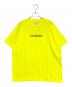 VETEMENTS（ヴェトモン）の古着「BARCODE PATCH LOGO PRINT TEE」｜イエロー