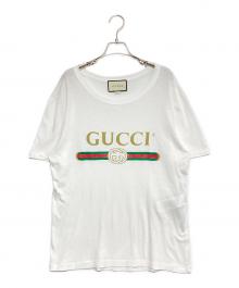 GUCCI（グッチ）の古着「ウォッシュドオーバーサイズTシャツ」｜ホワイト
