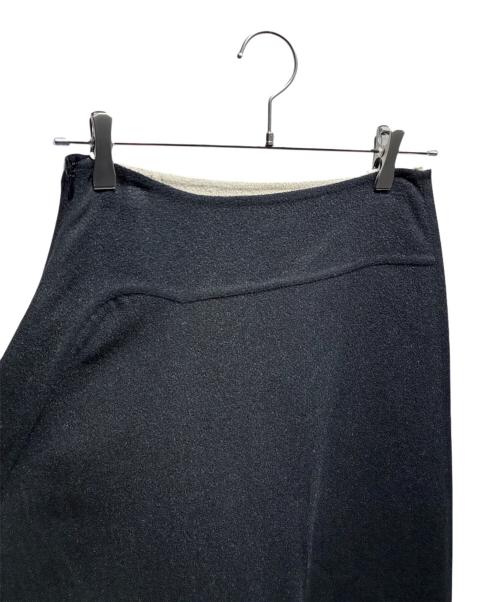 HERMES（エルメス）HERMES (エルメス) カシミヤ混ダブルフェイススカート ブラック サイズ:34の古着・服飾アイテム