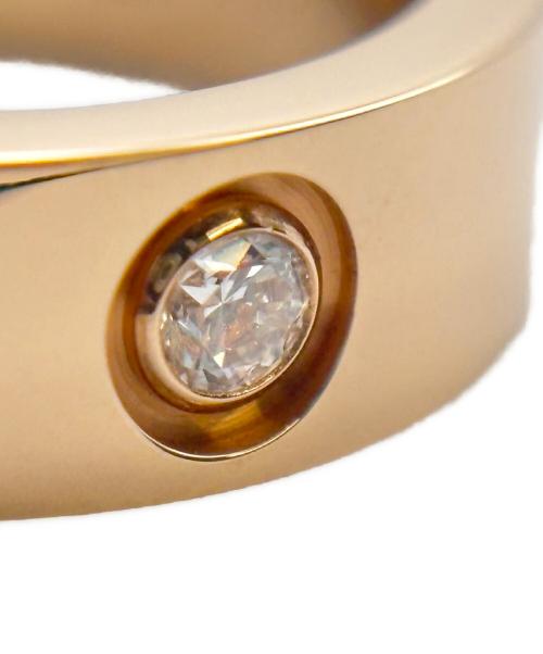 Cartier（カルティエ）Cartier (カルティエ) Love Ring 3P Diamonds ラブリング ハーフダイヤ サイズ:57/17号の古着・服飾アイテム