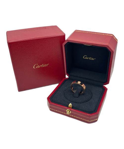 Cartier（カルティエ）Cartier (カルティエ) Love Ring 3P Diamonds ラブリング ハーフダイヤ サイズ:57/17号の古着・服飾アイテム