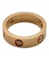 Cartier (カルティエ) Love Ring 3P Diamonds ラブリング ハーフダイヤ サイズ:57/17号：280000円