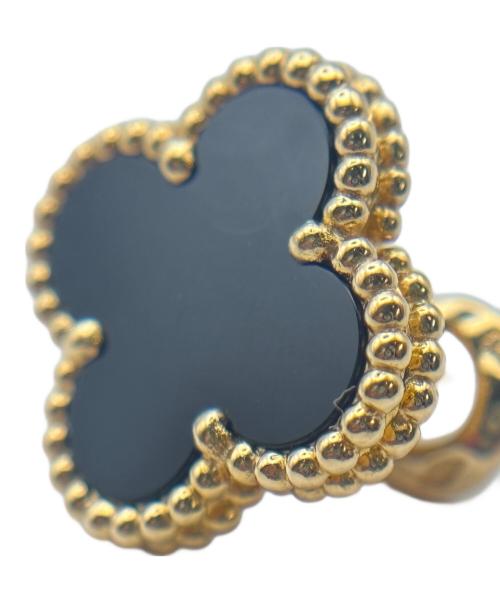 VAN CLEEF & ARPELS（ヴァンクリーフ＆アーペル）VAN CLEEF & ARPELS (ヴァンクリーフ＆アーペル) Vintage Alhambra Earring Onyx ヴィンテージアルハンブラオニキスピアス サイズ:ヴィンテージの古着・服飾アイテム