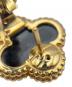 中古・古着 VAN CLEEF & ARPELS (ヴァンクリーフ＆アーペル) Vintage Alhambra Earring Onyx ヴィンテージアルハンブラオニキスピアス サイズ:ヴィンテージ：600000円