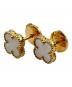 VAN CLEEF & ARPELS (ヴァンクリーフ＆アーペル) Sweet Alhambra Earring スウィートアルハンブラ ホワイトシェルピアス VCARA44800 サイズ:スウィート：300000円