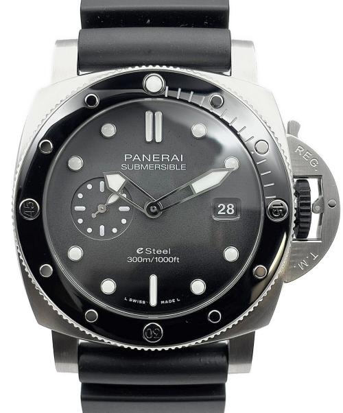 PANERAI（パネライ）PANERAI Submersible Quarantaquattro E-Steel Grigio Roccia サブマーシブル クアランタクアトロ グリジオ・ロッチャ Ref:PAM01288 44mm 黒文字盤の古着・服飾アイテム