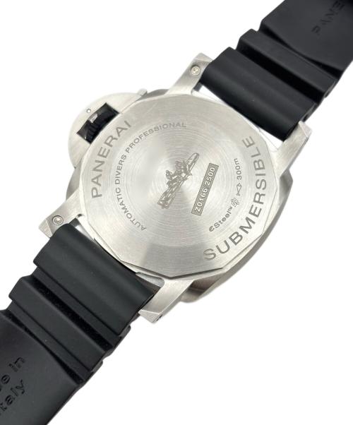 PANERAI（パネライ）PANERAI Submersible Quarantaquattro E-Steel Grigio Roccia/サブマーシブル クアランタクアトロ グリジオ・ロッチャ/Ref:PAM01288/44mm 黒文字盤の古着・服飾アイテム