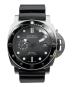 PANERAI（パネライ）の古着「Submersible Quarantaquattro E-Steel Grigio Roccia/サブマーシブル クアランタクアトロ グリジオ・ロッチャ/Ref:PAM01288/44mm 黒文字盤」