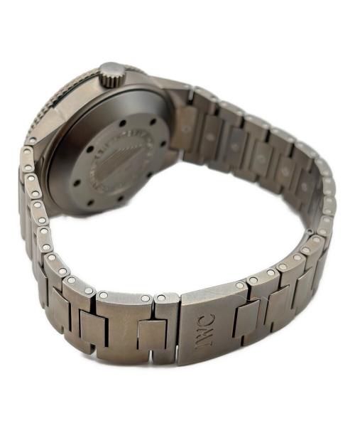 IWC（アイダブリューシー）IWC (アイダブリューシー) GST Aquatimer GSTアクアマスター Ref:IW353601 黒文字盤 サイズ:42mm/19cmの古着・服飾アイテム