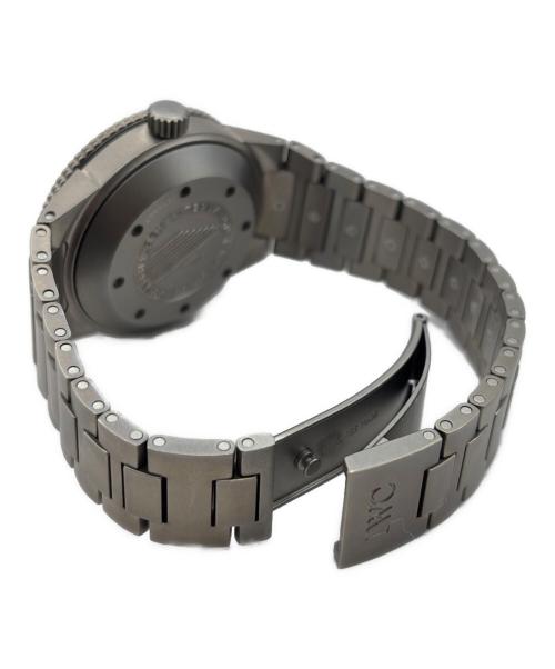 IWC（アイダブリューシー）IWC (アイダブリューシー) GST Aquatimer GSTアクアマスター Ref:IW353601 黒文字盤 サイズ:42mm/19cmの古着・服飾アイテム