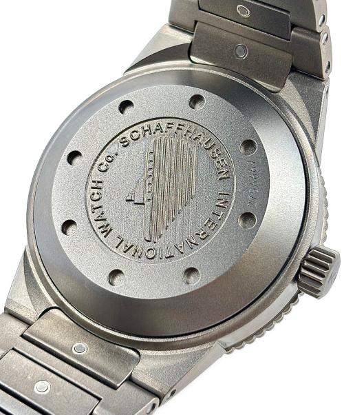 IWC（アイダブリューシー）IWC (アイダブリューシー) GST Aquatimer GSTアクアマスター Ref:IW353601 黒文字盤 サイズ:42mm/19cmの古着・服飾アイテム