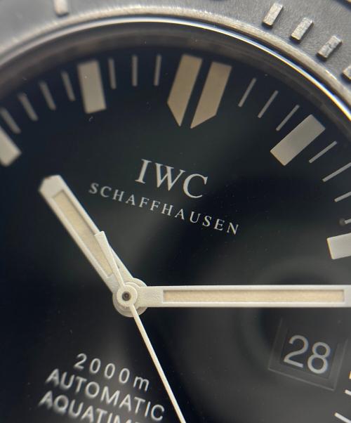 IWC（アイダブリューシー）IWC (アイダブリューシー) GST Aquatimer GSTアクアマスター Ref:IW353601 黒文字盤 サイズ:42mm/19cmの古着・服飾アイテム