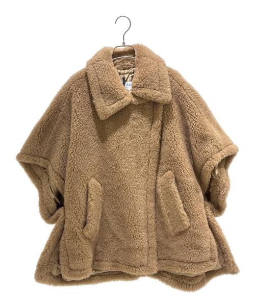 MaxMara（マックスマーラ）MaxMara (マックスマーラ) テディベアショートコート　2347360833 ブラウン サイズ:FREEの古着・服飾アイテム