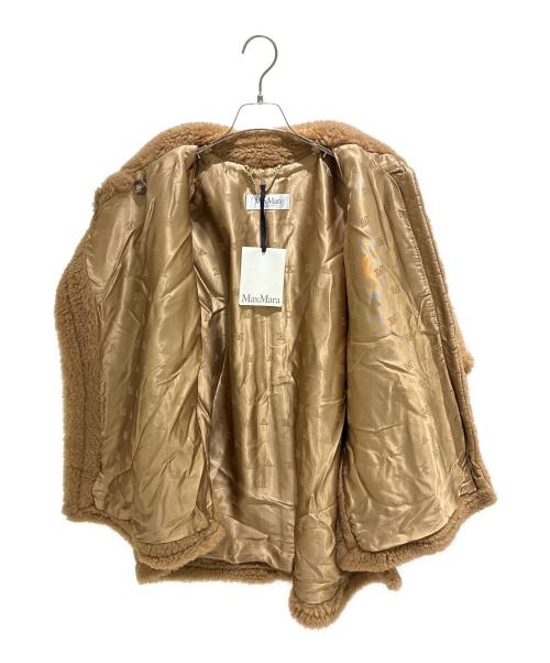 MaxMara（マックスマーラ）MaxMara (マックスマーラ) テディベアショートコート　2347360833 ブラウン サイズ:FREEの古着・服飾アイテム