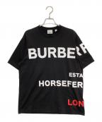 BURBERRYバーバリー）の古着「ホースフェリーTシャツ」｜ブラック