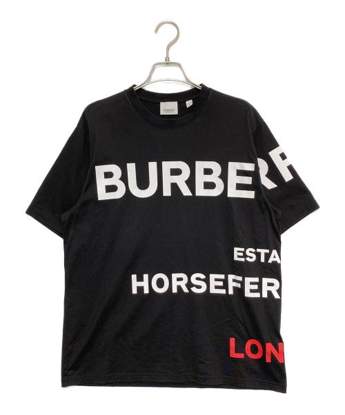BURBERRY（バーバリー）BURBERRY (バーバリー) ホースフェリーTシャツ ブラック サイズ:Sの古着・服飾アイテム