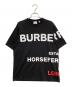BURBERRY（バーバリー）の古着「ホースフェリーTシャツ」｜ブラック