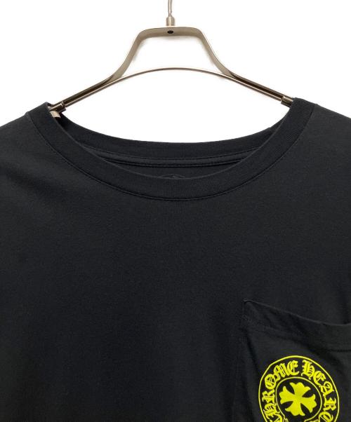 CHROME HEARTS（クロムハーツ）CHROME HEARTS (クロムハーツ) Neon Back Print L/S Tee/ホースシューポケットL/STシャツ ブラック サイズ:Lの古着・服飾アイテム