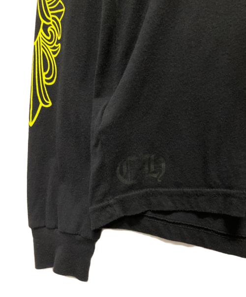 CHROME HEARTS（クロムハーツ）CHROME HEARTS (クロムハーツ) Neon Back Print L/S Tee/ホースシューポケットL/STシャツ ブラック サイズ:Lの古着・服飾アイテム