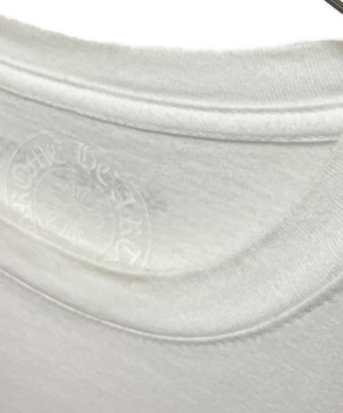 CHROME HEARTS（クロムハーツ）CHROME HEARTS (クロムハーツ) Chrome Hearts Horse Shoe L/S T-Shirt バック ホースシュー フローラルアーム ロングスリーブカットソー ホワイト サイズ:Lの古着・服飾アイテム