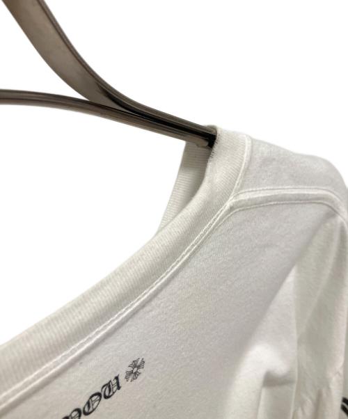 CHROME HEARTS（クロムハーツ）CHROME HEARTS (クロムハーツ) Chrome Hearts Horse Shoe L/S T-Shirt バック ホースシュー フローラルアーム ロングスリーブカットソー ホワイト サイズ:Lの古着・服飾アイテム