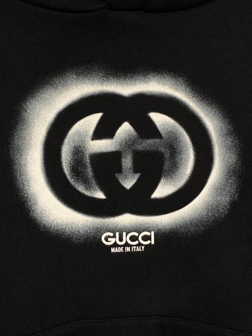 GUCCI（グッチ）GUCCI (グッチ) インターロッキングGロゴパーカー ブラック サイズ:XSの古着・服飾アイテム