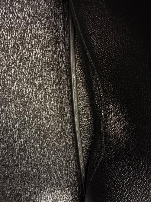 HERMES（エルメス）HERMES (エルメス) バーキン35/シルバー金具/トリヨンクレマンス/□P刻印/ブラック ブラック サイズ:35の古着・服飾アイテム