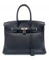 HERMES（エルメス）の古着「バーキン35/シルバー金具/トリヨンクレマンス/□P刻印/ブラック」｜ブラック