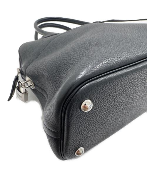 HERMES（エルメス）HERMES (エルメス) ボリード31/シルバー金具/ブラック/□Q刻印 ブラック サイズ:31の古着・服飾アイテム