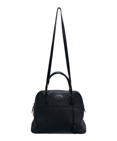 HERMES（エルメス）HERMES (エルメス) ボリード31/シルバー金具/ブラック/□Q刻印 ブラック サイズ:31の古着・服飾アイテム