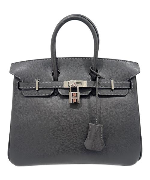 HERMES（エルメス）HERMES (エルメス) バーキン25/シルバー金具/ヴォーエプソン/◻︎I刻印/グラファイト グラファイト サイズ:25の古着・服飾アイテム