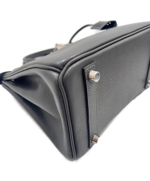 HERMES（エルメス）HERMES (エルメス) バーキン25/シルバー金具/ヴォーエプソン/◻︎I刻印/グラファイト グラファイト サイズ:25の古着・服飾アイテム