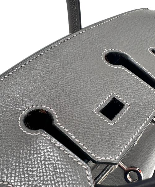 HERMES（エルメス）HERMES (エルメス) バーキン25/シルバー金具/ヴォーエプソン/◻︎I刻印/グラファイト グラファイト サイズ:25の古着・服飾アイテム