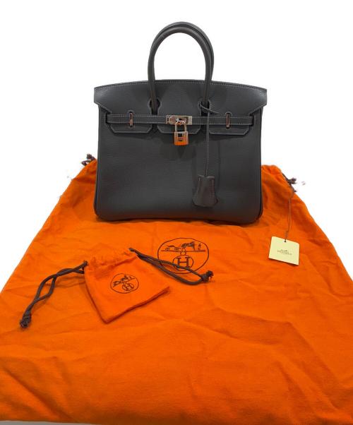 HERMES（エルメス）HERMES (エルメス) バーキン25/シルバー金具/ヴォーエプソン/◻︎I刻印/グラファイト グラファイト サイズ:25の古着・服飾アイテム