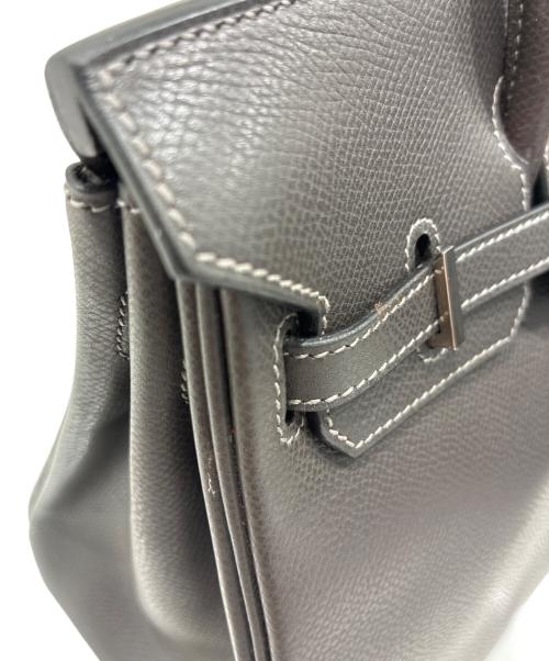 HERMES（エルメス）HERMES (エルメス) バーキン25/シルバー金具/ヴォーエプソン/◻︎I刻印/グラファイト グラファイト サイズ:25の古着・服飾アイテム