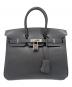 HERMES（エルメス）の古着「バーキン25/シルバー金具/ヴォーエプソン/◻︎I刻印/グラファイト」｜グラファイト