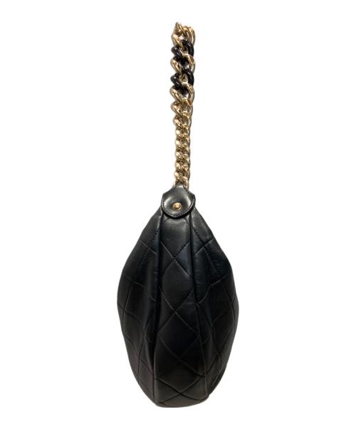 CHANEL（シャネル）CHANEL (シャネル) マトラッセ テーパードクラシックチェーン ホーボーバッグ ブラック サイズ:-の古着・服飾アイテム