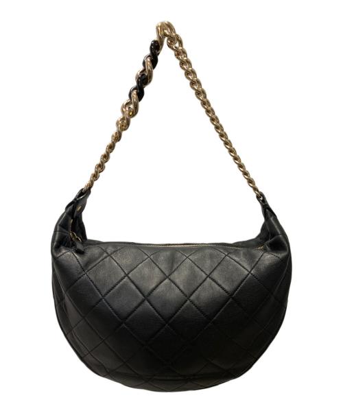 CHANEL（シャネル）CHANEL (シャネル) マトラッセ テーパードクラシックチェーン ホーボーバッグ ブラック サイズ:-の古着・服飾アイテム
