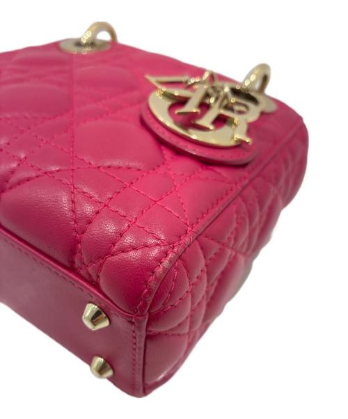 Christian Dior（クリスチャン ディオール）Christian Dior (クリスチャン ディオール) レディディオールミニ ピンク サイズ:ミニの古着・服飾アイテム