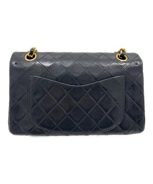 CHANEL（シャネル）CHANEL (シャネル) Classic Matelassé Bag マトラッセ23 Ｗフラップチェーンショルダーバッグ ブラック サイズ:23の古着・服飾アイテム