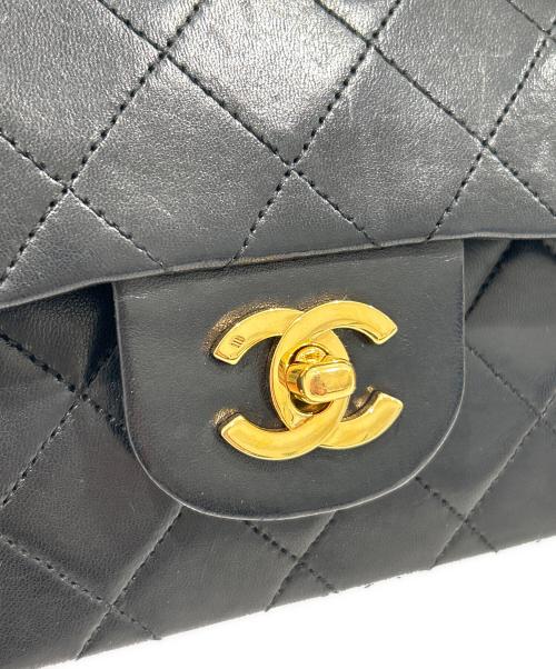 CHANEL（シャネル）CHANEL (シャネル) Classic Matelassé Bag マトラッセ23 Ｗフラップチェーンショルダーバッグ ブラック サイズ:23の古着・服飾アイテム